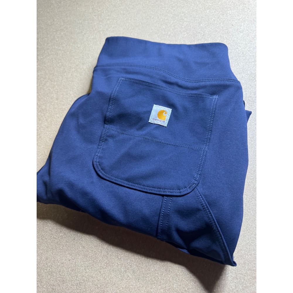 Carhartt Force Fitted Utility Leggings Navy Blue Tall XL 16-18 Work Pants 2879